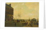 Foot of Cortlandt Street, New York City, c.1818-49 by American School