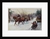 Sleighing in the Park, 1896 by Walter Granville-Smith