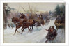 Sleighing in the Park, 1896 by Walter Granville-Smith