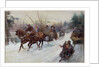 Sleighing in the Park, 1896 by Walter Granville-Smith