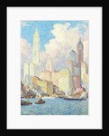 Hudson River Waterfront, New York by Colin Campbell Cooper