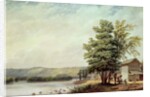Cirro Cumulus - Houses on a Tobacco Plantation, Virginia, c.1830-40 by George Harvey