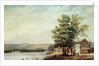 Cirro Cumulus - Houses on a Tobacco Plantation, Virginia, c.1830-40 by George Harvey