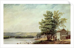Cirro Cumulus - Houses on a Tobacco Plantation, Virginia, c.1830-40 by George Harvey