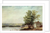 Cirro Cumulus - Houses on a Tobacco Plantation, Virginia, c.1830-40 by George Harvey