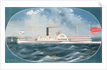 Steamboat 'Reindeer', 1850 by James Bard