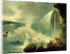 Blondin Crossing the Niagara Falls on a Tightrope, c.1859-60 by American School