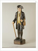 Sculpture of Diedrich Knickerbocker which stood in Knickerbocker Hall in New York City, c.1850-67 by American School
