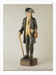 Sculpture of Diedrich Knickerbocker which stood in Knickerbocker Hall in New York City, c.1850-67 by American School