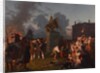 Pulling Down the Statue of King George III, c.1859 by Johannes Adam Simon Oertel