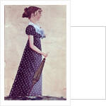 Girl with Green Umbrella, c.1835 by Jacob Maentel