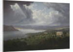 View of the Hudson River from Tarrytown Heights by Robert the Younger Havell