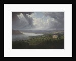 View of the Hudson River from Tarrytown Heights by Robert the Younger Havell