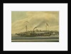 The Hudson River Steamboat, 'Clermont', c.1858 by Richard Varick De Witt