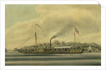 The Hudson River Steamboat, 'Clermont', c.1858 by Richard Varick De Witt
