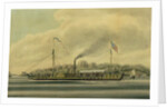The Hudson River Steamboat, 'Clermont', c.1858 by Richard Varick De Witt