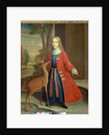 De Peyster Boy with a Fawn, c.1730-35 by Gerardus I Duyckinck