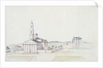 St. John's Church, President's Square, Washington D.C., July 1822 by Anne Marguerite Hyde de Neuville