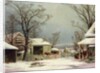 Farmyard in Winter, 1862 by George Henry Durrie
