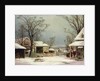 Farmyard in Winter, 1862 by George Henry Durrie
