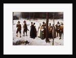 Pilgrims Going to Church, 1867 by George Henry Boughton