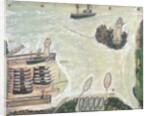 St. Ives Harbour and Godrevy Lighthouse, c.1930 by Alfred Wallis