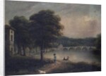 Asgill House by Cholmondeley Walk, Richmond, Surrey, looking towards Richmond Bridge by G. Suter