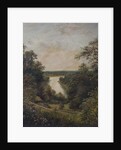 The Thames from the Terrace Gardens, Richmond, Surrey by English School