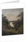 The Thames from the Terrace Gardens, Richmond, Surrey by English School