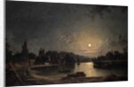 Twickenham by Moonlight, 1835 by Henry Pether