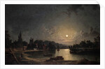 Twickenham by Moonlight, 1835 by Henry Pether