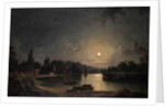 Twickenham by Moonlight, 1835 by Henry Pether
