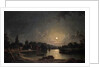 Twickenham by Moonlight, 1835 by Henry Pether