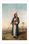 Sir Richard Burton in Arab dress, c.1853 by Borgo Caratti