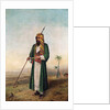 Sir Richard Burton in Arab dress, c.1853 by Borgo Caratti