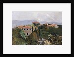 Hilltop houses in Trieste, c.1889 by Albert Letchford