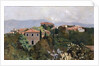 Hilltop houses in Trieste, c.1889 by Albert Letchford
