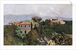Hilltop houses in Trieste, c.1889 by Albert Letchford