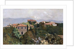 Hilltop houses in Trieste, c.1889 by Albert Letchford