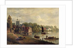 Twickenham Church looking downstream, 1800-30 by English School