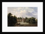 Twickenham Church, the Embankment and Eel Pie Island, Middlesex, after 1713 by English School