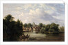 Twickenham Church, the Embankment and Eel Pie Island, Middlesex, after 1713 by English School