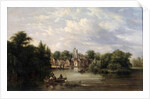 Twickenham Church, the Embankment and Eel Pie Island, Middlesex, after 1713 by English School