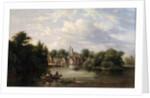 Twickenham Church, the Embankment and Eel Pie Island, Middlesex, after 1713 by English School