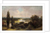 View down over Ham fields from top of Richmond Hill by James Lewis
