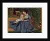 Mother and Child Seated in Garden, 1865-70 by Arthur Hughes