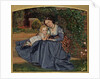 Mother and Child Seated in Garden, 1865-70 by Arthur Hughes