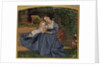 Mother and Child Seated in Garden, 1865-70 by Arthur Hughes