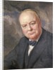 Portrait of Winston Churchill by Margery Forbes