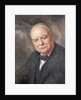 Portrait of Winston Churchill by Margery Forbes